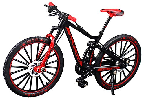 Miniatur Finger Fahrrad Spielzeug, Legierung Finger Fahrrad Modell, Mini MTB Bike Kreatives Jungen Geschenk,Fahrrad Modell Spielzeug Perfekt Für Kinder Erwachsene Fingerspitzen-Bewegungsspielzeug