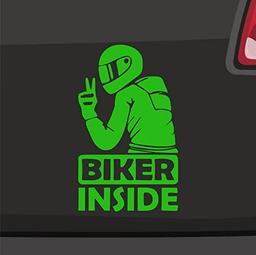 Biker Inside Respekt -6 Größen 21 Farben- Aufkleber Motorrad Sticker Peace Biken