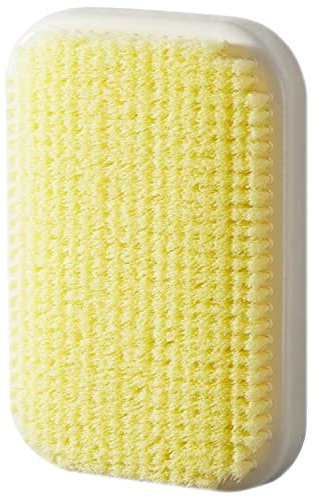 Wall-Mounted Back Scrubber - Exfoliating Brush for Hands-Free Shower Use - 7.9x11.9in
