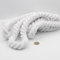 Cordino in cotone rotondo, 3 metri, 20 mm, corda intrecciata con anima in cotone naturale, ideale per fai da te, cucito, multiuso, 20 mm, ecru