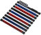 CASOMAN 9PC ABS Socket Organizer, 1/4-Inch, 3/8-Inch, 1/2-Inch, Premium Quality Socket Holders (9-Piece Set, Blue, Red, Black)