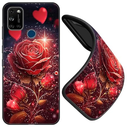 JEZSTHAI Schutzhüllen für Handy Wiko View 5 Hülle Silikon Fallschutz Muster Design Handyhülle,Ultra Dünn Flexible Stoßfeste Bumper Case,Weiche Anti-Kratzt Rückseite,B01