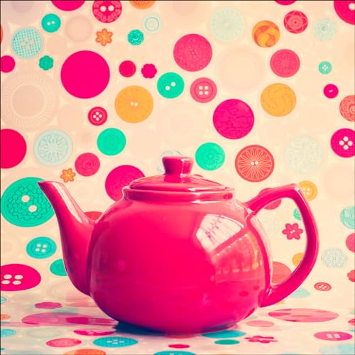 Pro-Art Glasbild Retro coffee pot, 50x50 cm