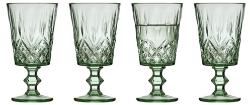 Lyngby Glas Sorrento Weinglas, Weinglas, 29 cl, 4 Stck., Grün