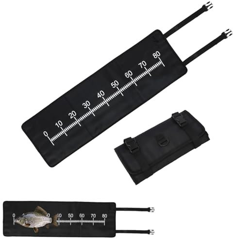Generisch Abhakmatte Angeln, 98x30cm Tragbar Fishing Abhakmatte Karpfen Matte Faltbare Karpfenmatte mit Maßband Angelzubehör für Anfänger & Angler Outdoor Karpfen Forellenangeln