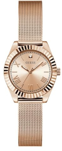 Guess Women's Analogue Quarz Watch with Stainless Steel Strap GW0842L3