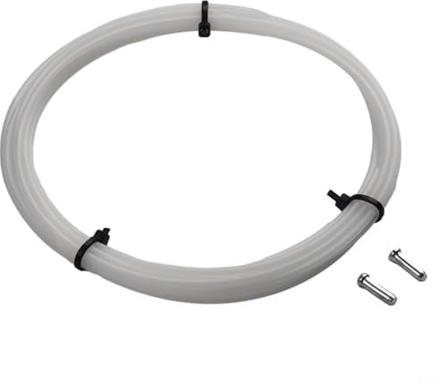 Jonikuper Bicycle Cable Housing Slick Lube Liner Internal Routing Tube for Road Bikes Brake Shifting Cable Guide Oil Tube Inner Pipe Housing PVC(1.7 * 2.2)