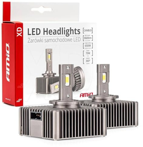AMiO LED-Scheinwerfer XD-Serie D5S – Leistungsstarke LED-Abblendlichter für helles weißes Licht