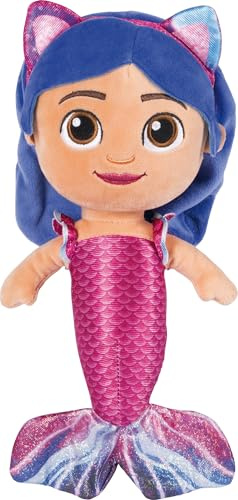 Schmidt Spiele 42852 Gabby's Dollhouse, Mermaid Gabby, 28 cm Plüschfigur, Blau