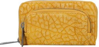 Fritzi WINI Matta Damen Geldbörse mit Reißverschluss 8 Kartenfächer Münzfach und Seitenfächern 8 x 14 x 4 cm – Beere, Orange, Beige, Schwarz