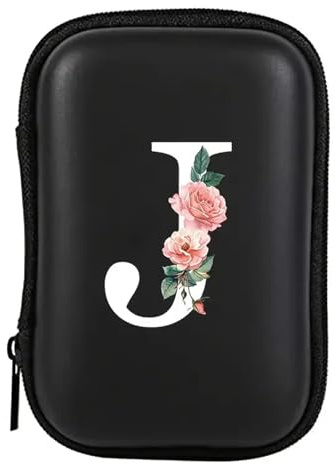 XPJYUA Travel Electronic Organizer Electronics Organizer Bag for Data Cable Charger Storage ，Earphone Case Headphone EVA Earbud Holder - Travel(J)