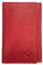 LOLUNA® - Porte Papier Voiture en Cuir Graine Souple - Format 3 Volets Compact - Etui Carte Grise, permis, identité, Assurance, crédit, dans Plusieurs Couleur pour Homme et Femme - Rouge