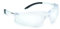 Riley Fabri Safety Glasses Sports Style Clear Frame UV Protective Work Eyewear (Clear Lens)