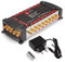 RED OPTICUM OMS 5-16 PRO TRQ - 16 Teilnehmer - Sat Verteiler 1 Satellit für 16 Teilnehmer mit vergoldeten Kontakten - 3D UHD 4K Ready - Sat Multiswitch geeignet für Quattro & Quad LNB