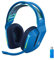 Logitech G733 Casque Gamer Sans Fil LIGHTSPEED avec Bandeau de Suspension, LIGHTSYNC RVB, de Micro Blue VO!CE, Transducteurs Audio PRO-G, Ultra-Léger, Batterie 29h, Portée de 20m, PS4, PS5 - Bleu