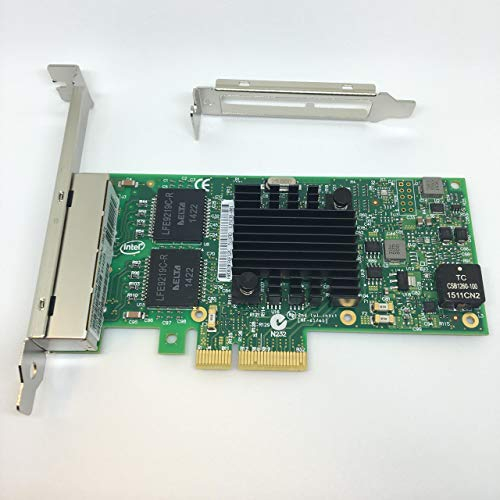 Intel I350T4 Ethernet I350-T4 Server Adapter (RJ-45 Copper, 4-Port, iSCSI, NFS, PCIe 2.0) (Generalüberholt)