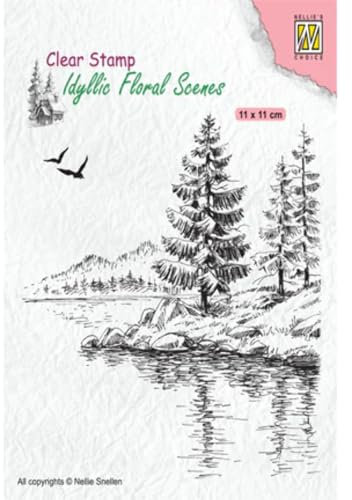 Clear Stamps - Wintery water's edge