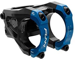 Funn Equalizer Fahrradvorbau mit 10mm Gefälle oder Steigung, 35mm Lenkerklemme (Längen 35mm, Blau)