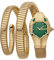 Just Cavalli Damen-Uhren Analog Quarz One Size Gold, Grün 32019801