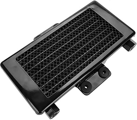 Engine Oil Cooler Radiator, Upgrade 125ml Motorcycle Engine Oil Cooler Cooling Radiator for 125CC-250CC Engines Aluminum(Negro)