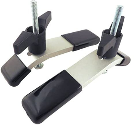 2 x T Track Hold Down Clamp Set Quick Acting T-Slot Clamp Set for CNC Engraving Machines, Woodworking Router Tables, and Table Saws, Set of 2 Quick Acting T-Slot Clamp Set