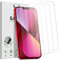 iSOUL Screen Protector Compatible with iPhone 13/13 Pro 6.1 Inch, Tempered Glass HD Film, 4-Pack