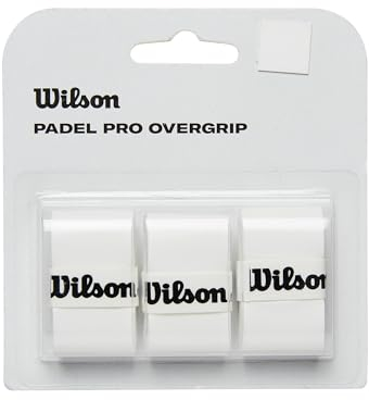 Wilson Unisex-Adult PRO OVERGRIP Griffband, White, 3 Pack