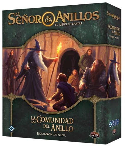 Fantasy Flight Games El Señor de los Anillos LCG - La Comunidad del Anillo Expansión de Saga - Juego de Cartas en Español, de 1 a 4 jugadores, MEC109ES