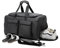 Seesack mit Schuhfach, Reiseseesack Overnight Bag Carry On Bag Gym Duffle Bag Sports Bag Weekender Bag für Männer oder Frauen, A01 Schwarz, Mode