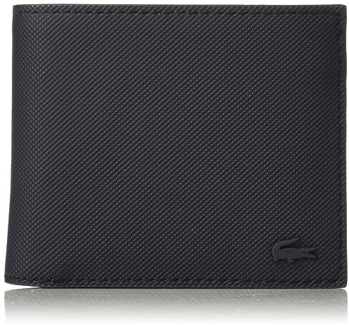 Lacoste Portefeuille Classique Moyen pour Homme, Marine, Taille Unique, Taille Unique, Classique Moyen