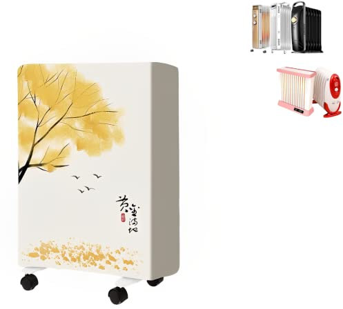 Housse Protection Radiateur Rempli D'Huile, Housse de Protection en Tissu éLastique Anti-Rayures/éTanche, Appareils MéNagers Housses de Finition, Housse Universelle pour Radiateur à Accumulation