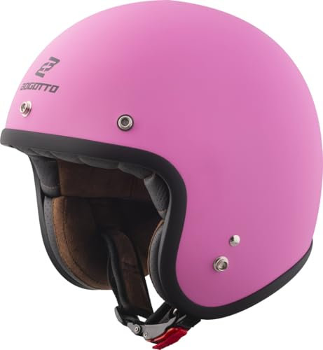 Bogotto H541 Solid Jethelm, pink matt, S