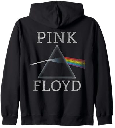 Official Pink Floyd Dark Side Of The Moon Rock Band Music Zip Hoodie