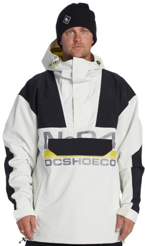 DC Shoes Men's DC-43 Anorak Sweatshirt, Blanc DE Blanc, S