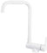 DMOZMSY Grifo Cocina Abatible Bajo Ventana 304 Acero Inoxidable Grifo Cocina Flexible Para Acampar RV Boat(Blanco)
