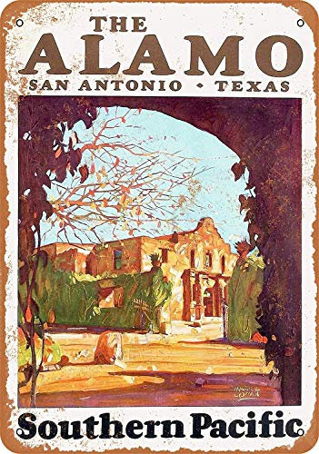 San Antonio Texas Saint Antonio Texas, Vintage-Poster, 20,3 x 30,5 cm, Retro-Kunst für Zuhause, Bar, Kneipe, Garage, Café, Büro von 1929