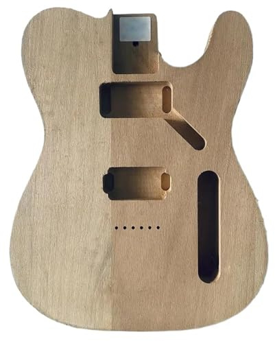 HQWBVD Gitarrenkorpus Anfänger Erwachsene Elektrische Gitarre TL Massivholz Körper DIY Austauschbare(JB869)