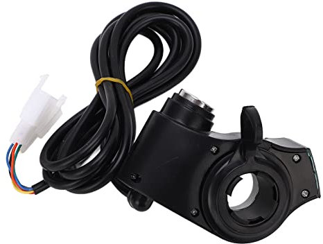 Bonbela 24 V 500W Elektrofahrradsteuerer Gebürsteten Motor Controller Daumen Gas Set mit Stromanzeigekreuzfahrtfunktion für Elektrofahrrad -Roller -Dreirad Dreirad