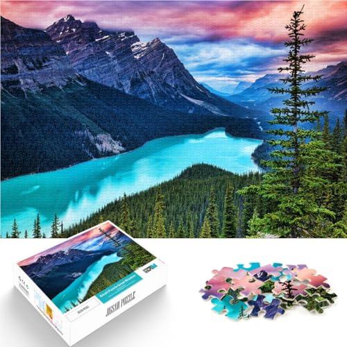 Präzisionsschnitt Kanada Reise Naturpark Puzzle für Erwachsene, 1000 Teile 38x52cm Geburtstagsgeschenk, Geschenke, Wandkunst Geeignet ab 14 Jahren