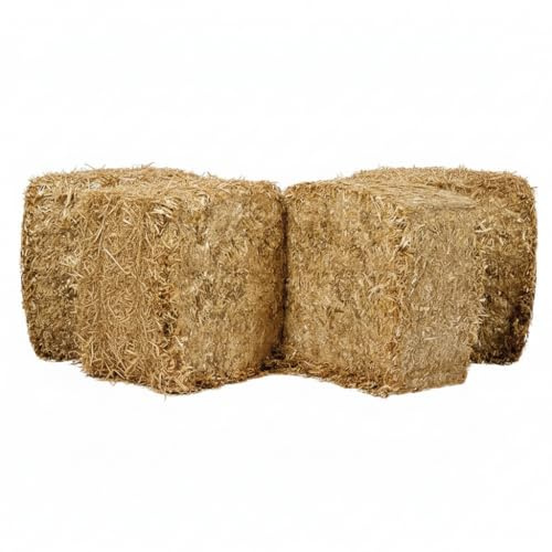 Organic Straw Litter Tray 15 kg for Chickens, Horses, Hens, Donkeys, Foals - Dusted Straw, Natural, Absorbent, Eco-Friendly, Heat Insulating - Rabbit Litter Box