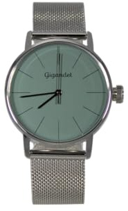 Gigandet Armbanduhr Damen Quarz Edelstahl Silber Grau G43-028