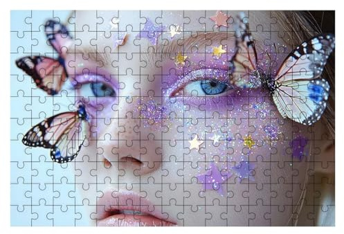 Puzzle 5000 Teile Schmetterling, Anime Puzzle 5000 Teile Erwachsene, Puzzel für Die Ganze Familie, Klassische Puzzles Geschicklichkeitsspiel, Holzpuzzle Geschenke für Frauen Geschenke für Männer -2111