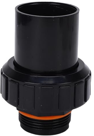 Buachois Raccord PVC pour Pompe à Eau de Piscine, Adapter Union Fileté Connexion Joint Robuste pour Système Filtration Sable Tank Tube (1,5 Pouces G1-1/2)