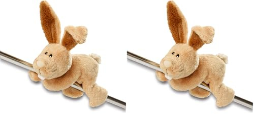 NICI 36509 - Hase Ralf Rabbit MagNici, 12 cm, Beige/Braun (Packung mit 2)