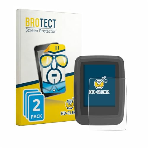 BROTECT 2 Stück Schutzfolie für Ananda D16 TFT-Display Displayschutz Folie Made in Germany, Ultra-Klar
