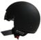 DIEFFE Casco con Visiera a Scomparsa S Nero Opaco