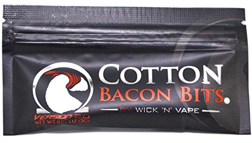 Wick'N'Vape Cotton Bacon V2/Watte, zum Selbstwickeln von Coils, Baumwolle, 10 Gramm