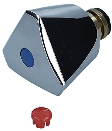 LUTH Premium Profi Parts Knebel 1/2 mit Innenoberteil Kaltwasser/Warmwasser blau/rot für Armatur Sanitär