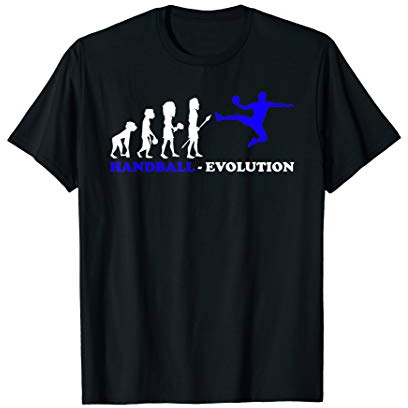 Handball Evolution Geschenke Handball Geburtstag Idee T-Shirt