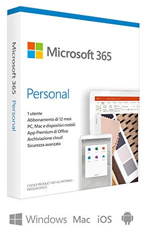 Microsoft 365 Personal Codice d'attivazione via posta